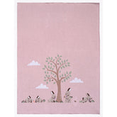 Bunnies Day Out Baby Blanket in Petal Pink - By Alimrose Alimrose
